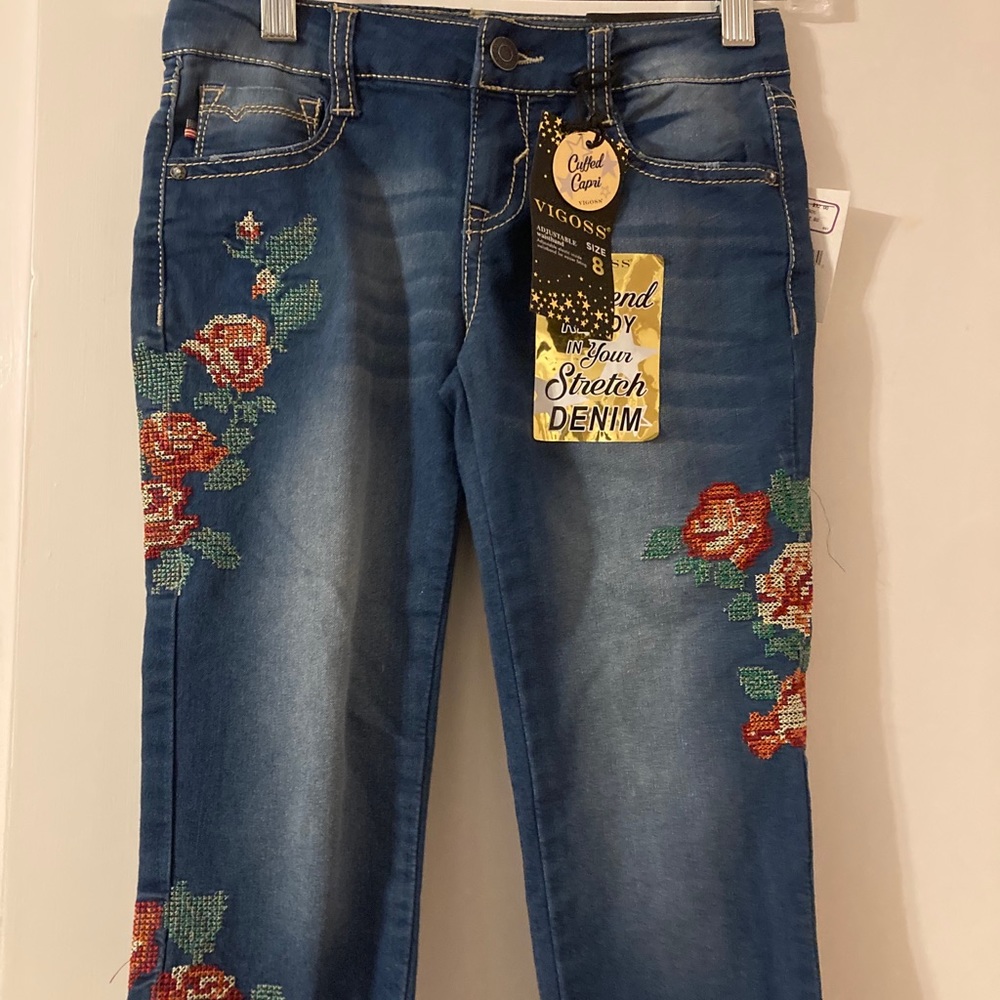 Adjustable waist jeans